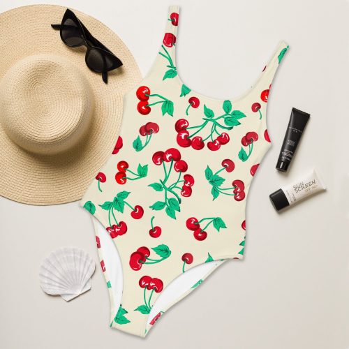 all over print one piece swimsuit white front 643e1e4f6662f