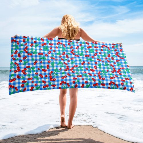 sublimated towel white 30x60 beach 643e154c9af89