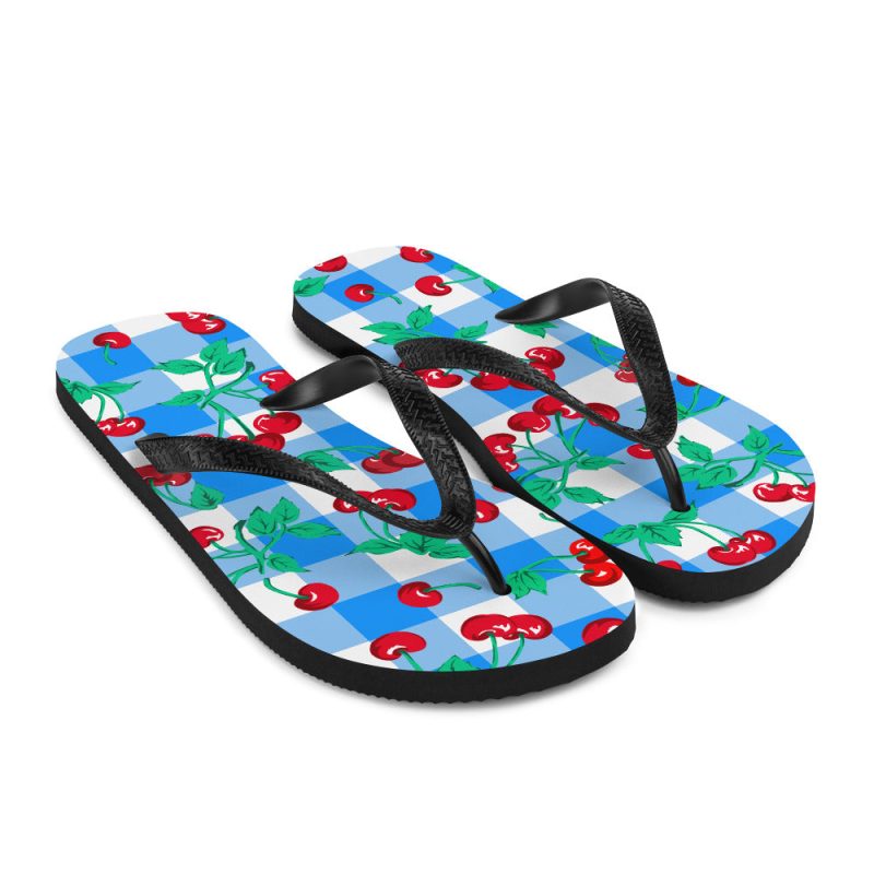 sublimation flip flops white front right 6448af49919ea