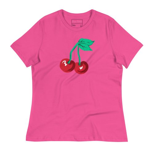 womens relaxed t shirt berry front 643e0d871c36c