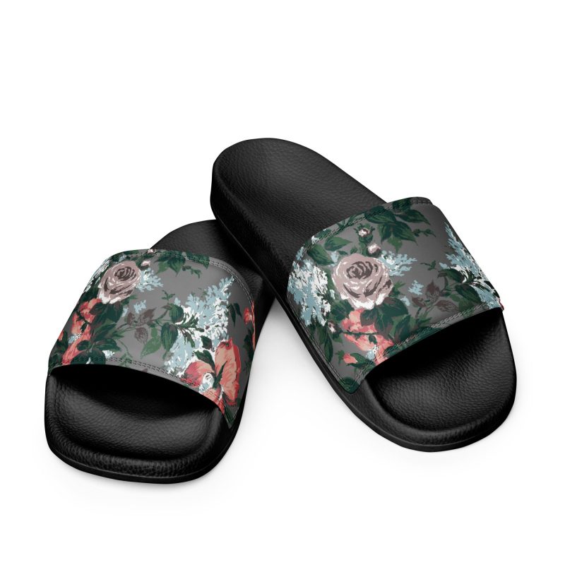 womens slides black front 63c8c768374c6