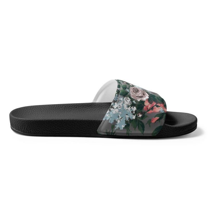 womens slides black left inside 63c8c76837b91